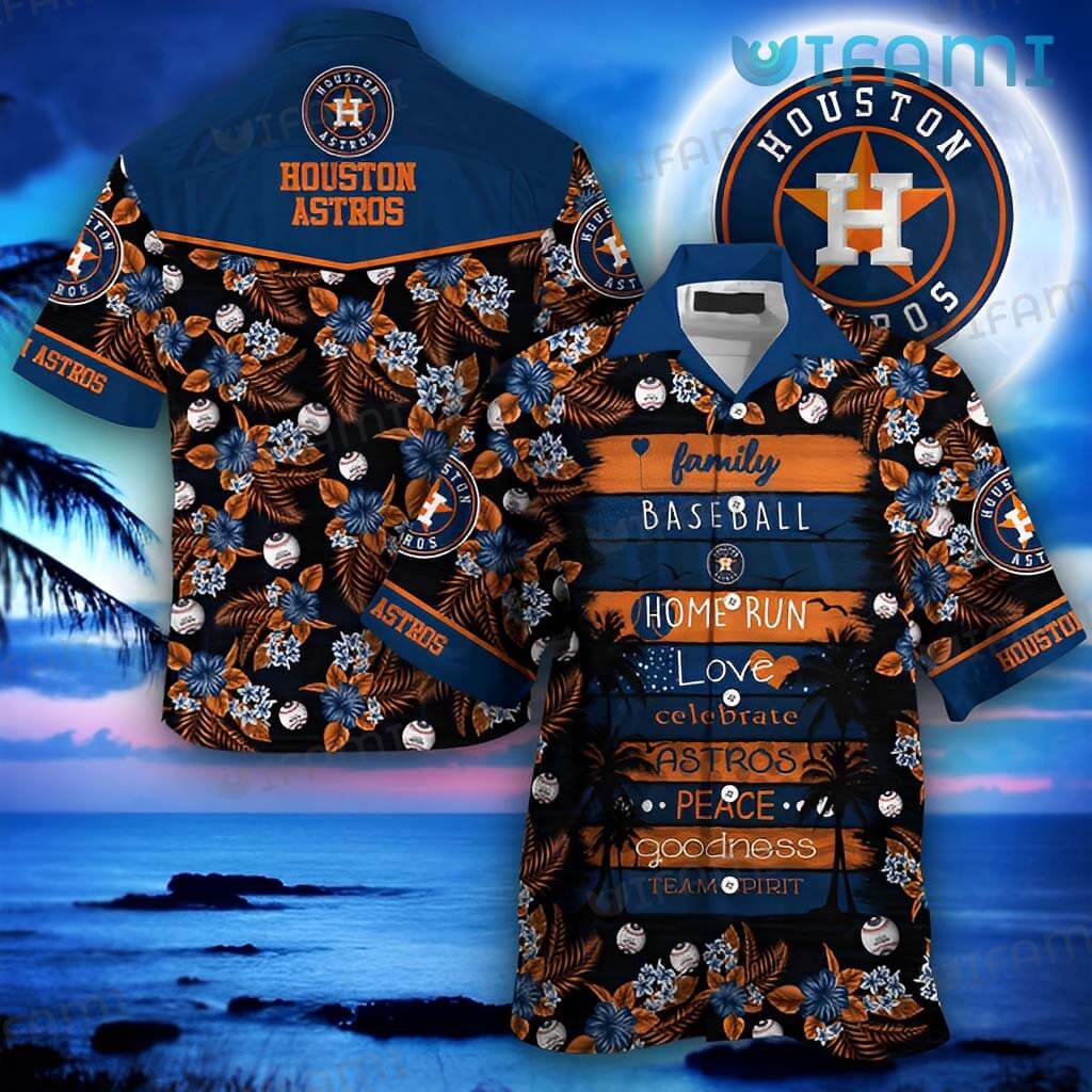 Houston Astros MLB Hawaiian Shirt Vacation Timetime Aloha Shirt