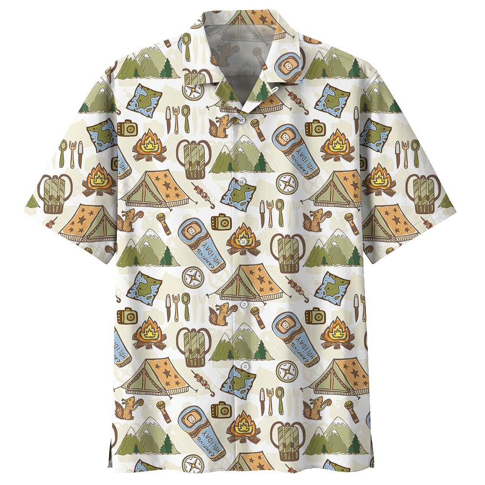 Camping White Amazing Design Unisex Hawaiian Shirt For Men And Women Dhc17062641