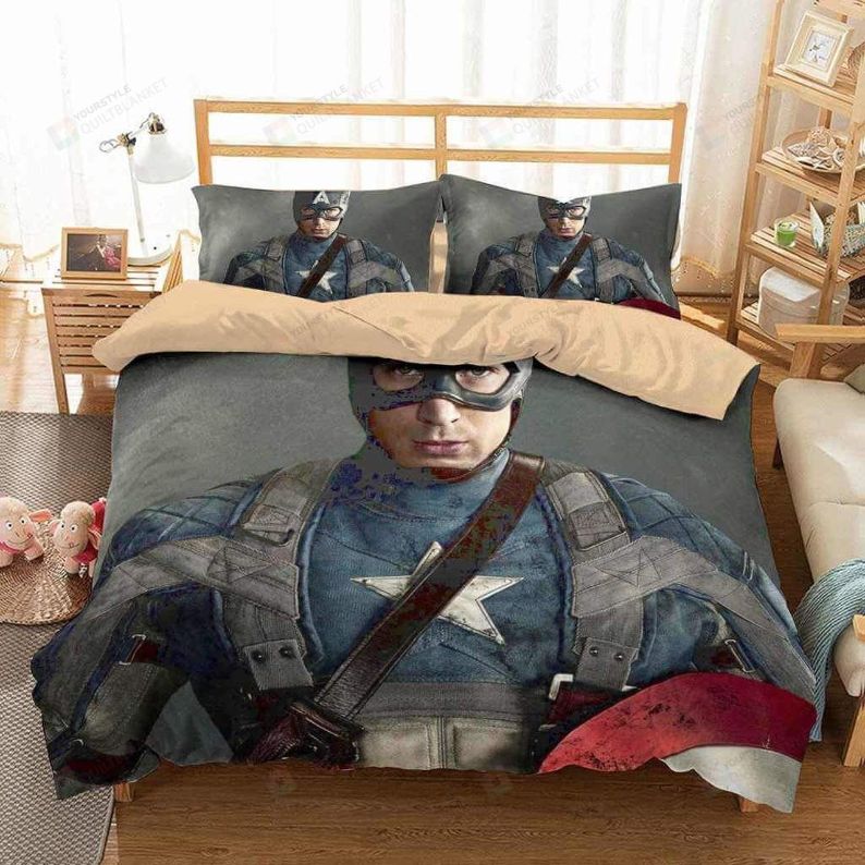 Captain America 3D Bedding Set