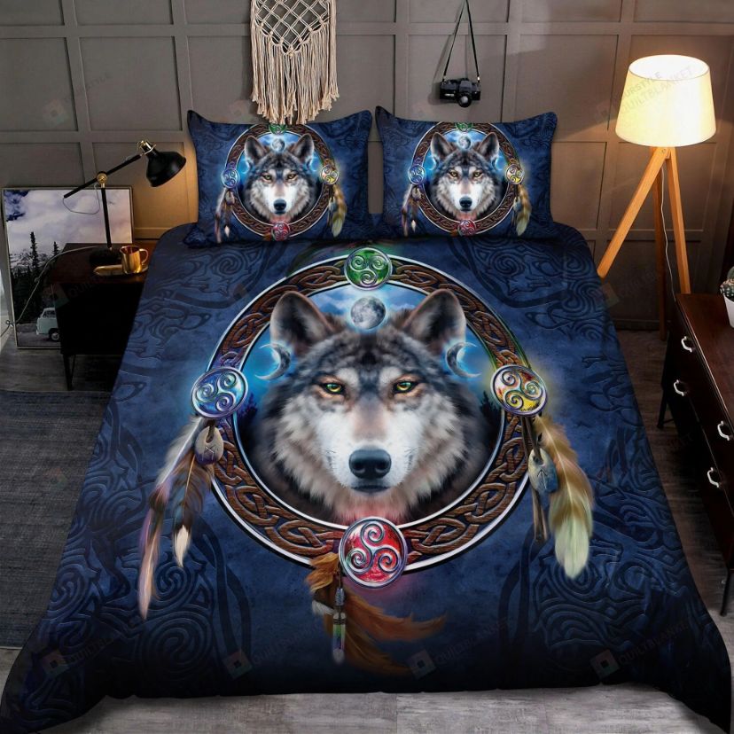 Celtic Wolf Bedding Set