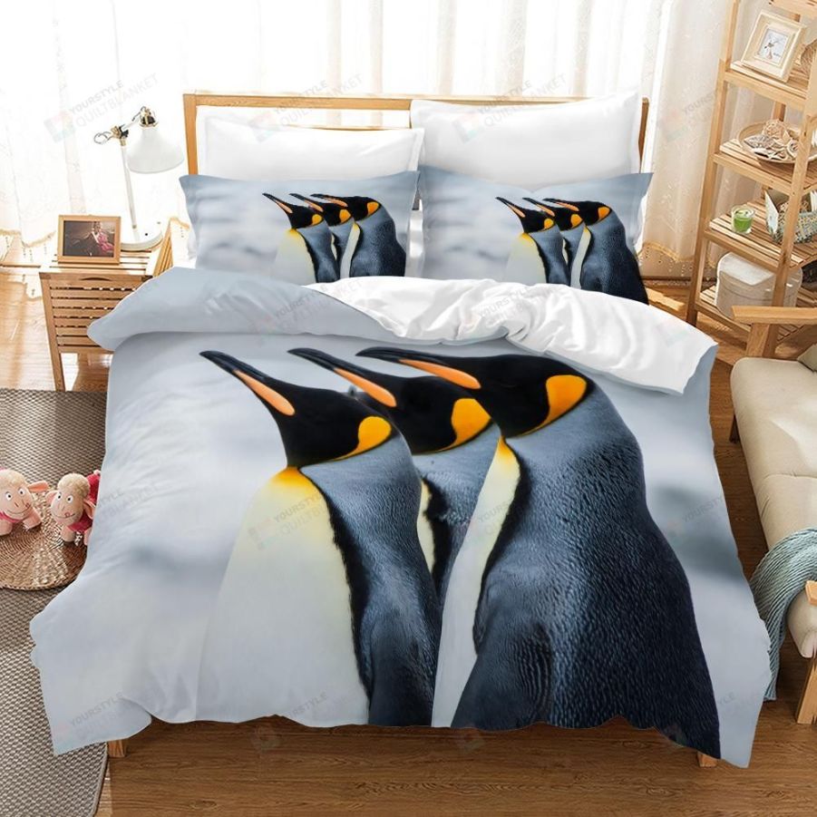Polar Penguin 3D Bedding Set