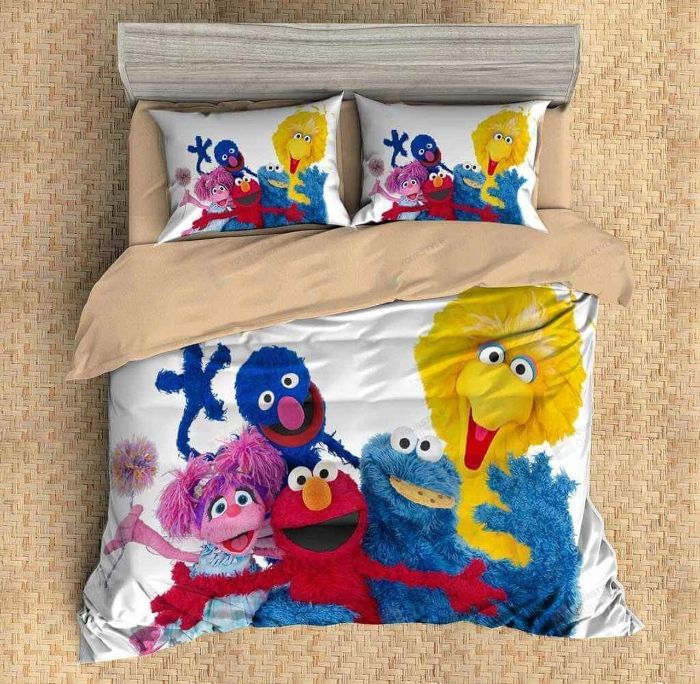 Sesame Street 3D Bedding Set
