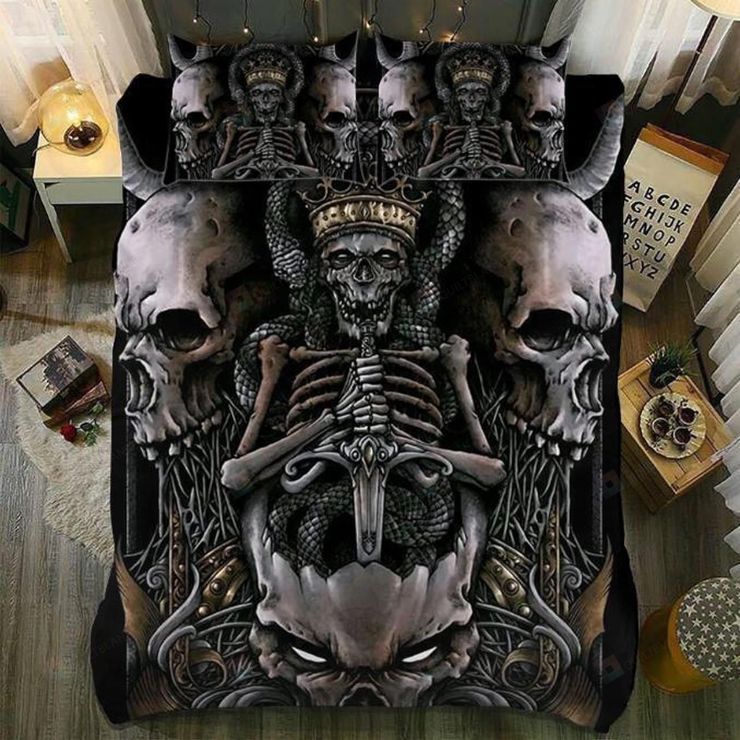 Skull - Super King Skull Bedding Set