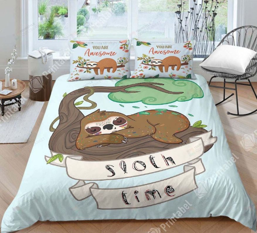Sloth Time Bedding Set