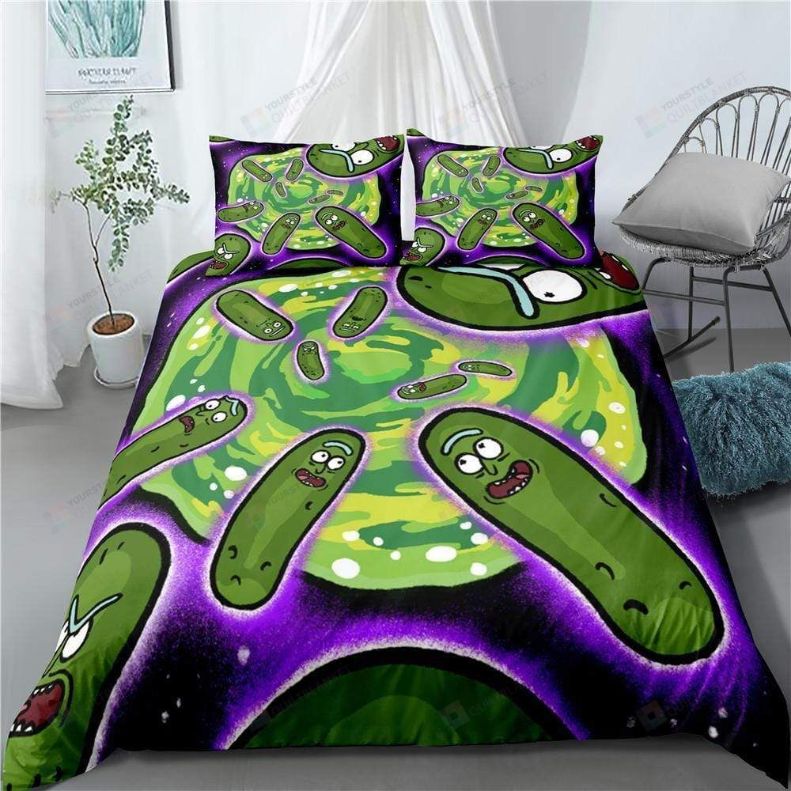 Sneaky Cucumber Psychedelic Bedding Set