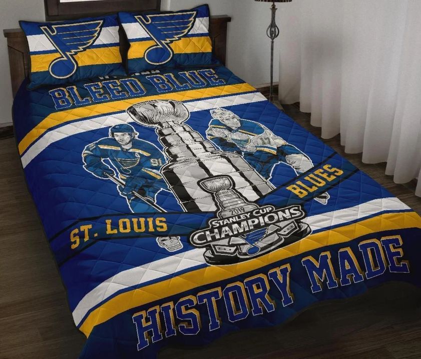 St Louis Blues History Made Bedding Set