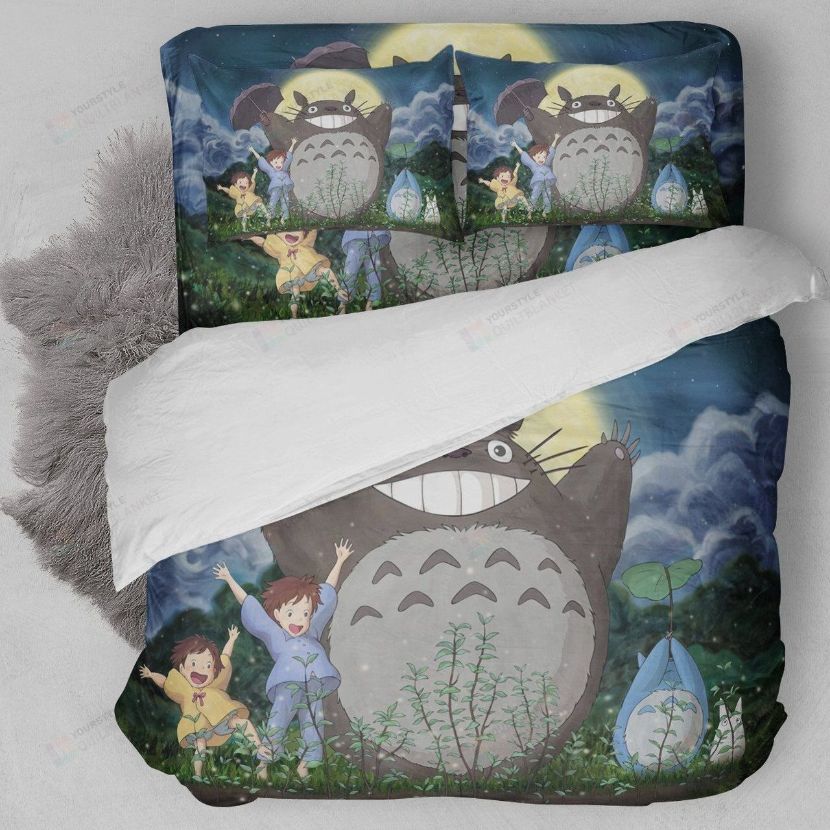 Totoro C Custom Pillowcases Bedding Set