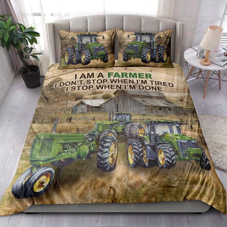 TractorI Am A Farmer Bedding Set