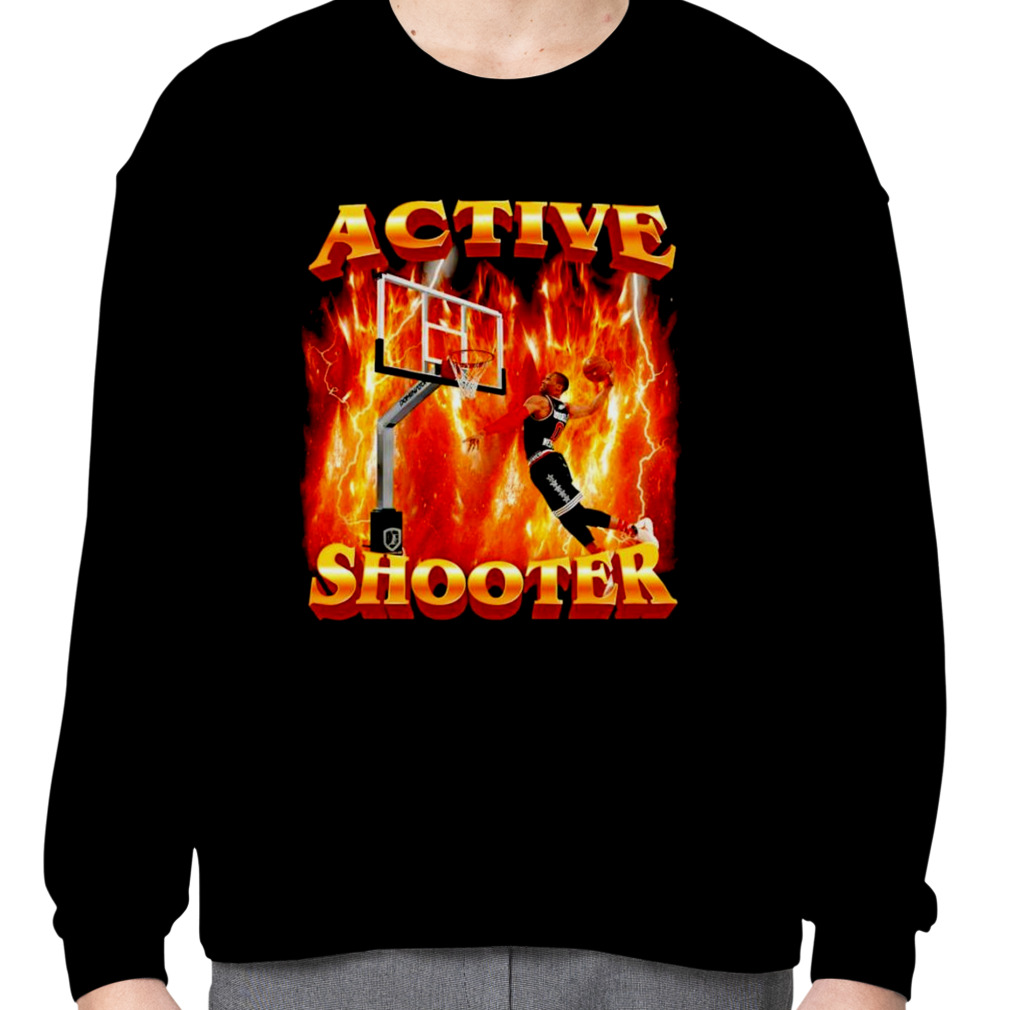 Basketball active shooter shirt, hoodie, sweater, long sleeve and