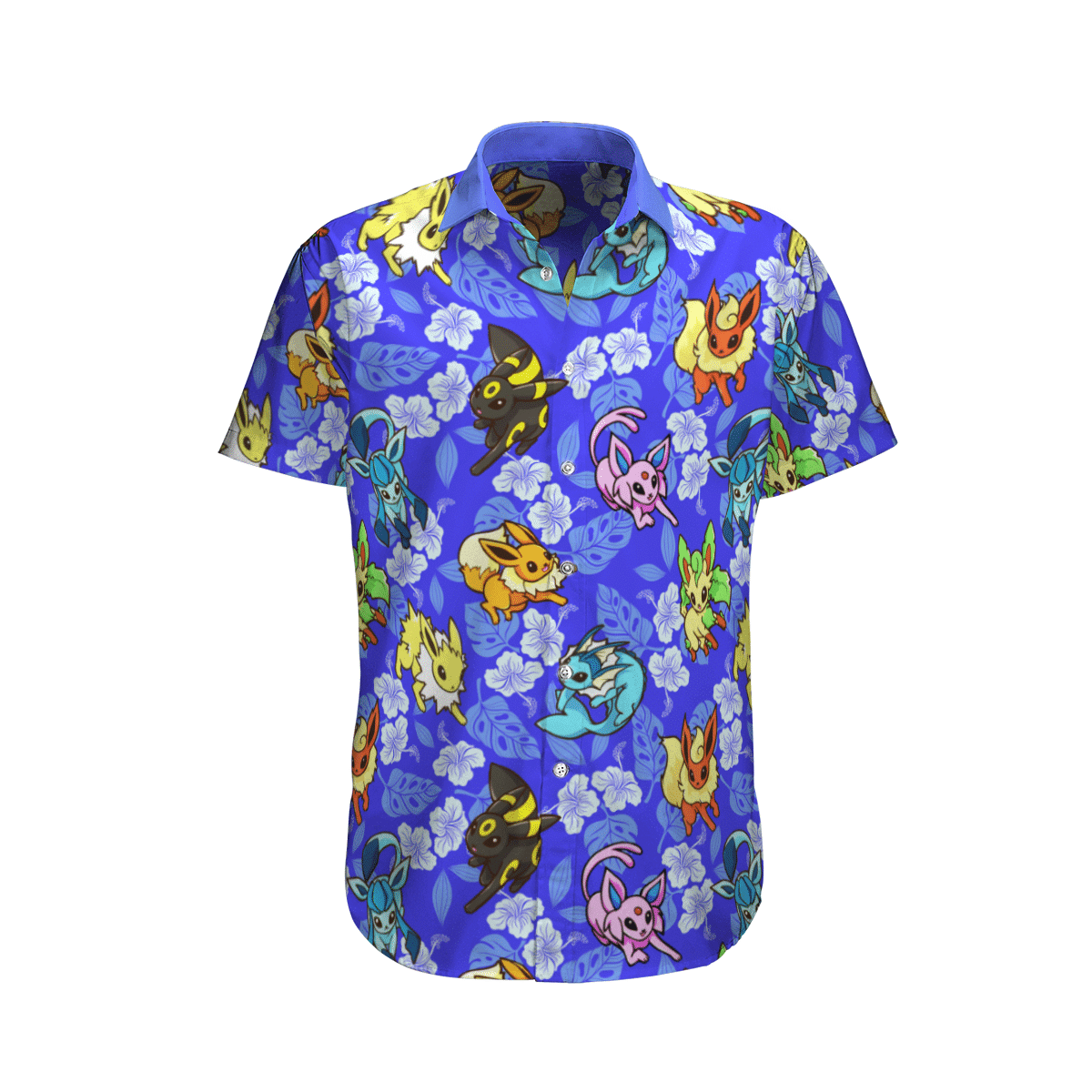 Eevee Tropical Beach Super Hot Pokemon Hawaiian Shirt