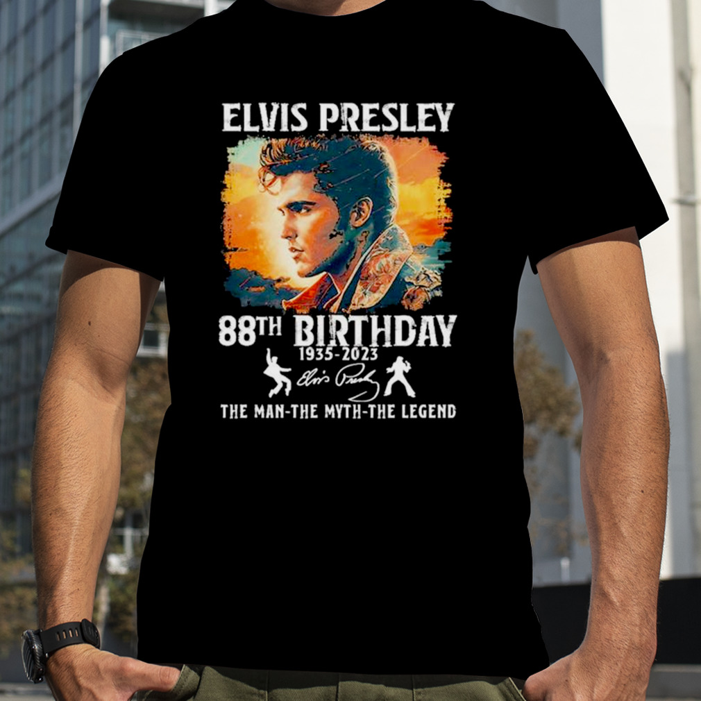 Elvis Presley 80th Birthday 1935 2023 the man the myth the legends shirt