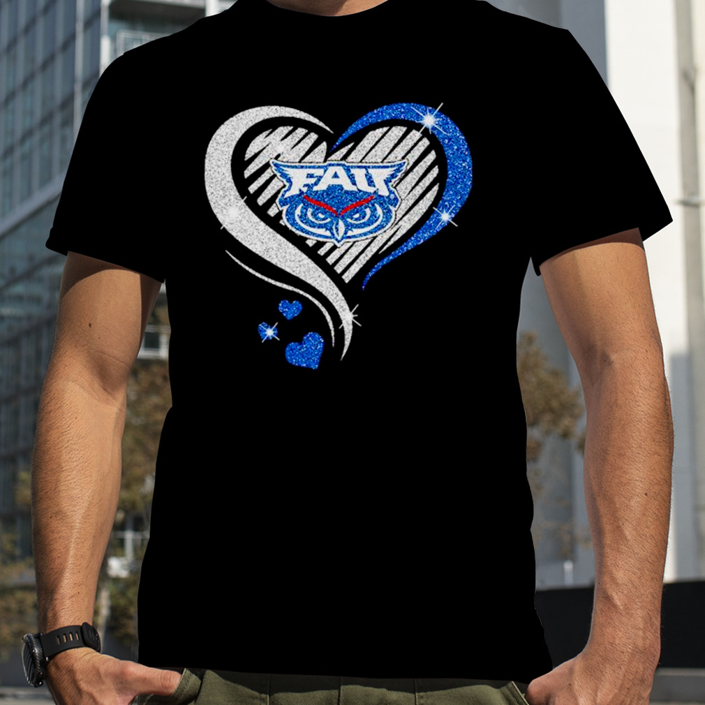 Fau Owls basketball Love Heart diamond 2023 shirt