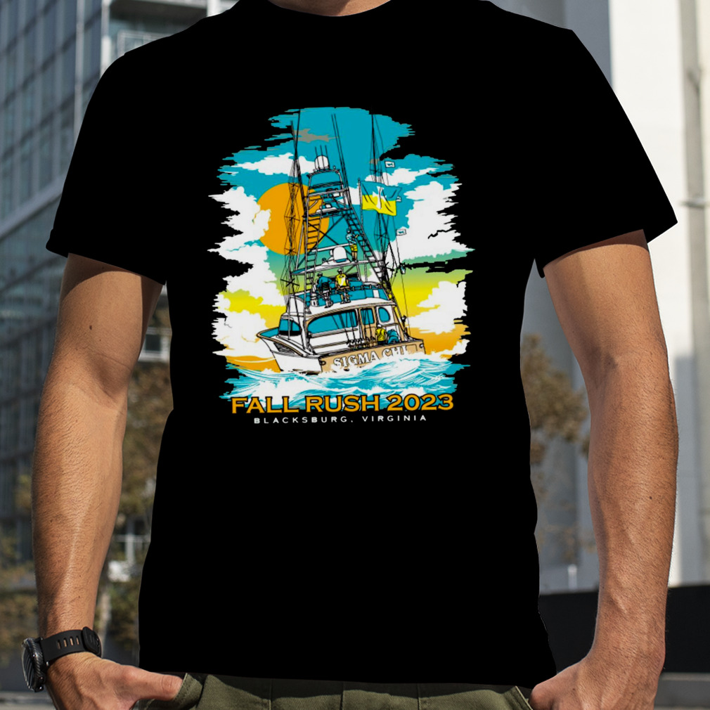 Fraternity Recruitment Fishing Boat Shirt