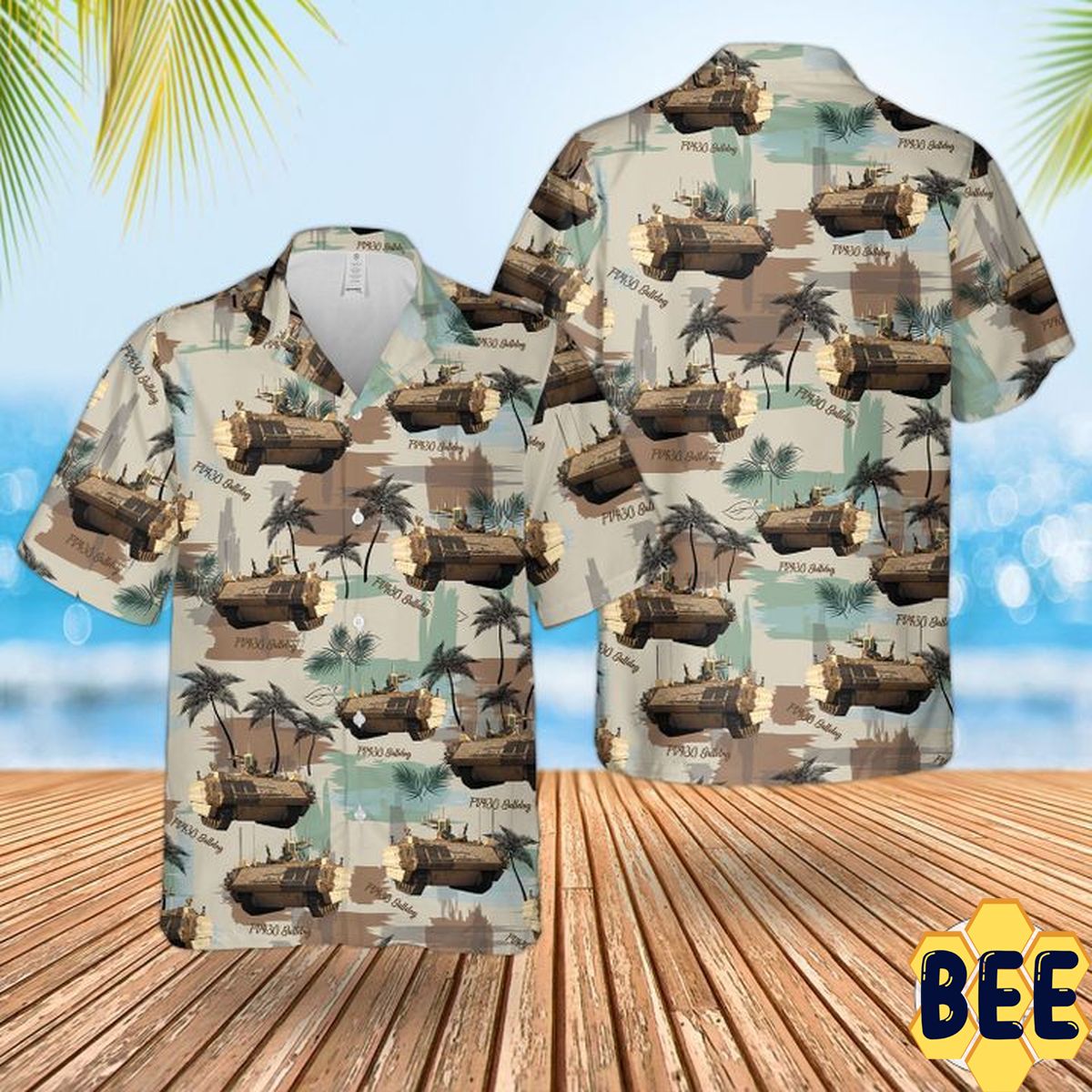 British Army Bulldog Fv430 Combat Vehicle Trending Hawaiian Shirt-1