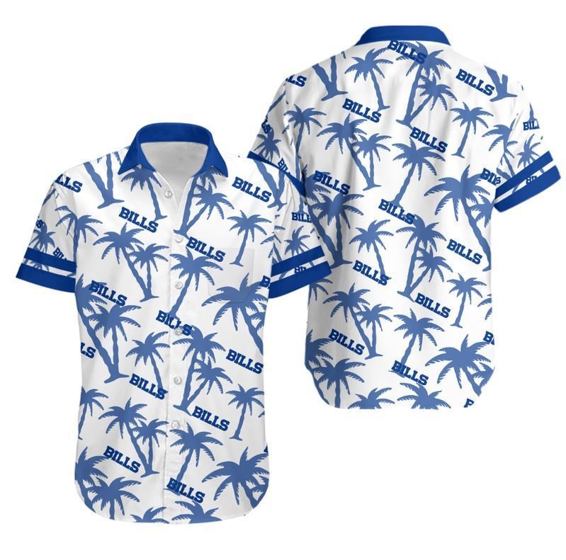 Buffalo Bills Coconut Tree Nfl Hawaiian Shirt For Fans-1