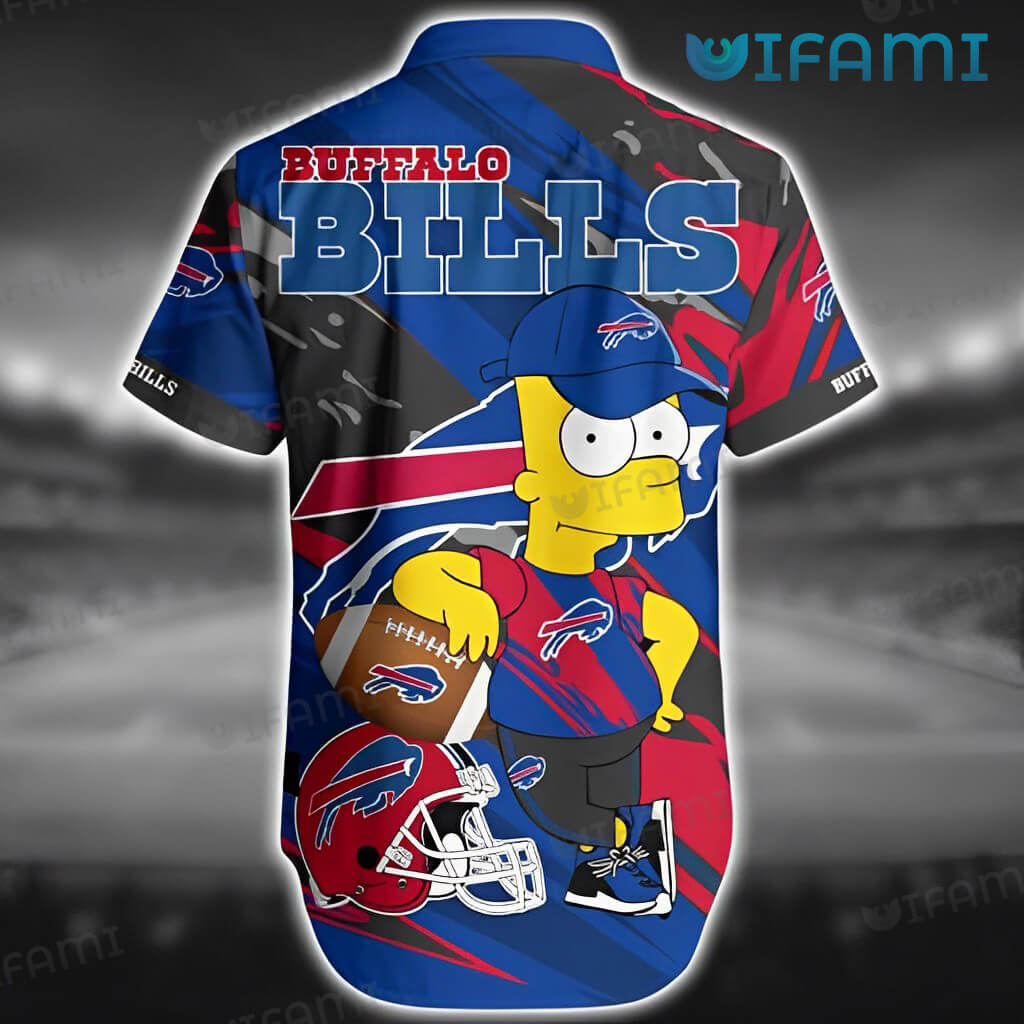 Buffalo Bills Hawaiian Shirt Bart Simpson Football Helmet Buffalo Bills Gift