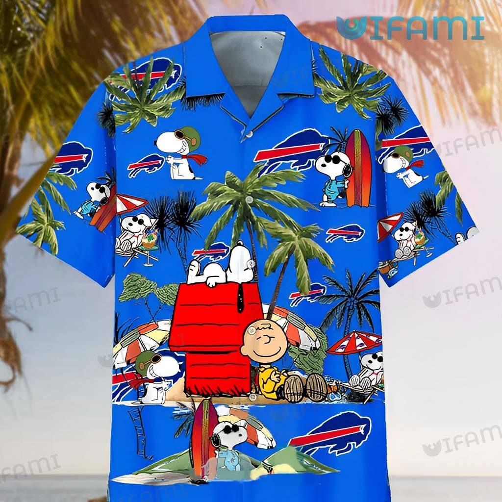 Buffalo Bills Hawaiian Shirt Charlie Snoopy Coconut Tree Buffalo Bills Gift