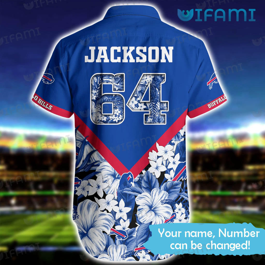 Buffalo Bills Hawaiian Shirt Custom Hibiscus Buffalo Bills Gift