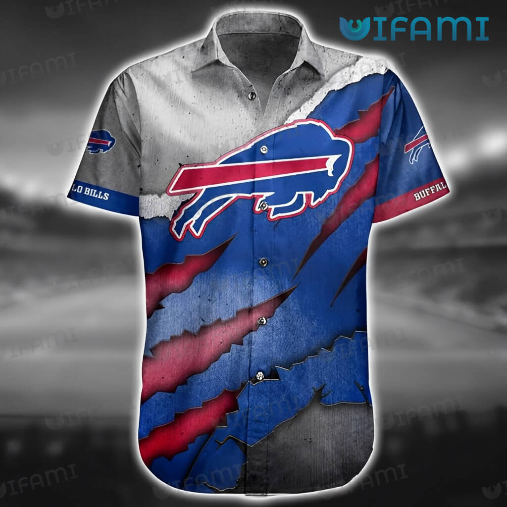Buffalo Bills Hawaiian Shirt Fade Pattern Buffalo Bills Gift
