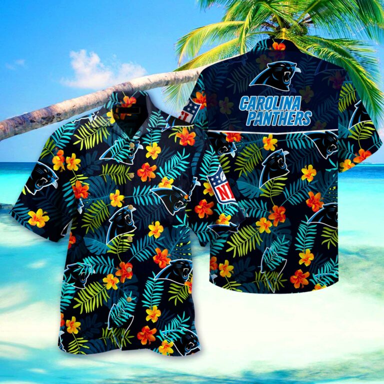 Carolina Panthers Nfl Hawaiian 3d Shirt For Fans-1