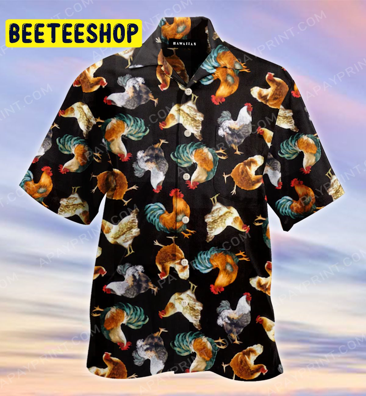 Chicken Trending Hawaiian Shirt-1