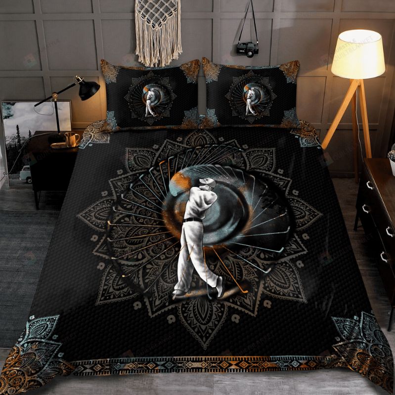 Golf And Mandala Pattern Spread s Bedding Sets