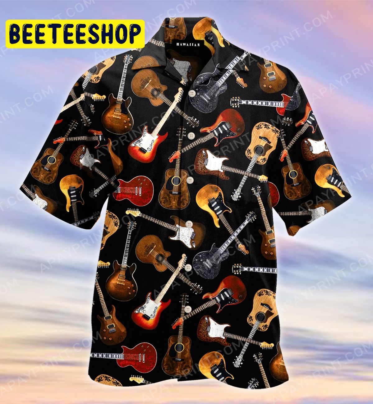 Guitar Art Trending Hawaiian Shirt-1