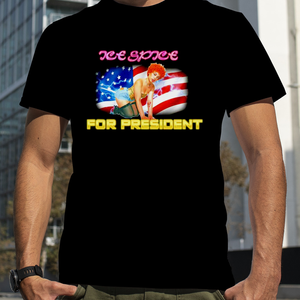 Ice Spice for president USA flag shirt
