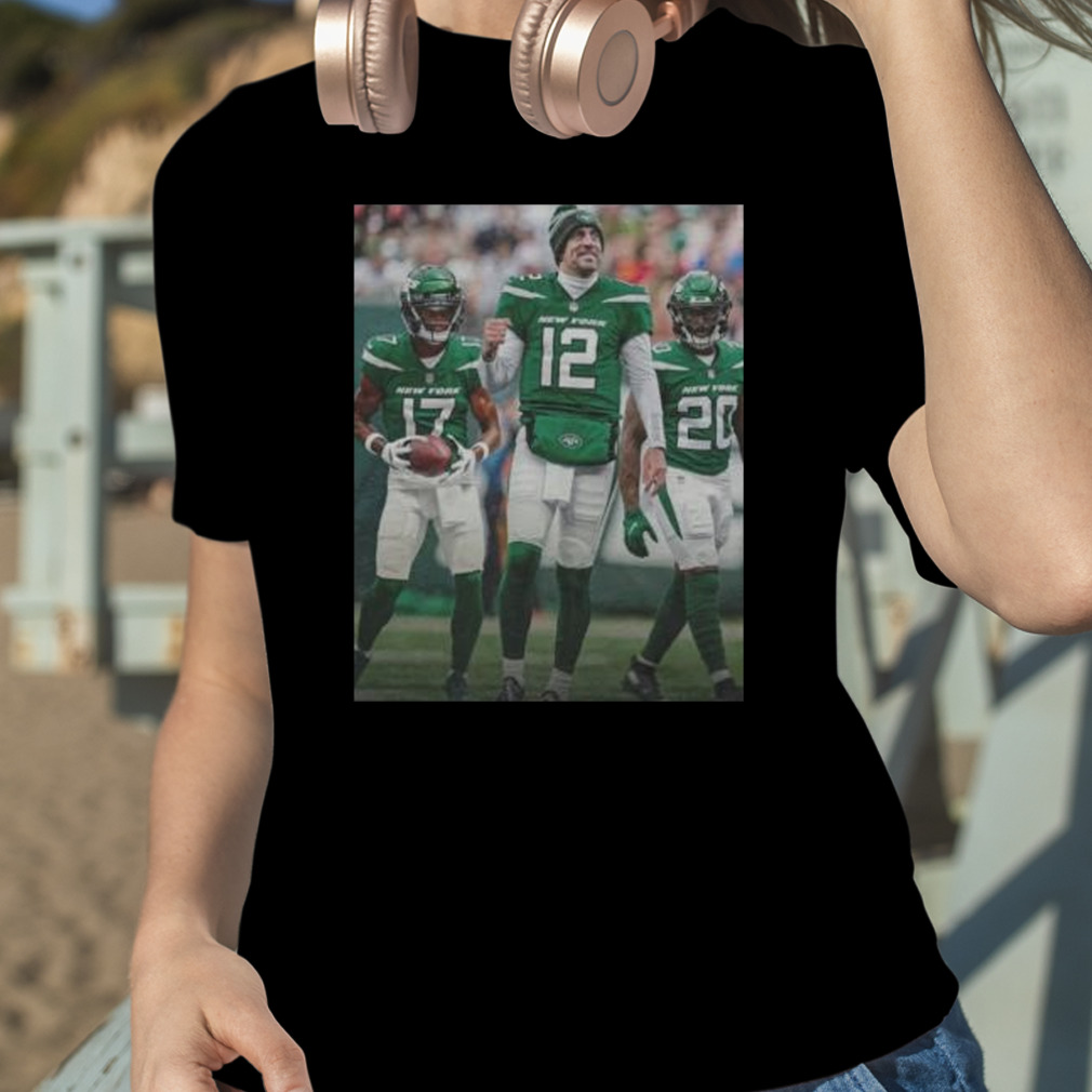 Official Aaron rodgers garrett wilson breece hall ny jets T-shirt