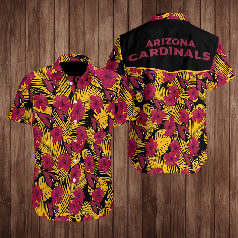 Arizona Cardinals Hawaiian Shirt Nfl For Fans-1