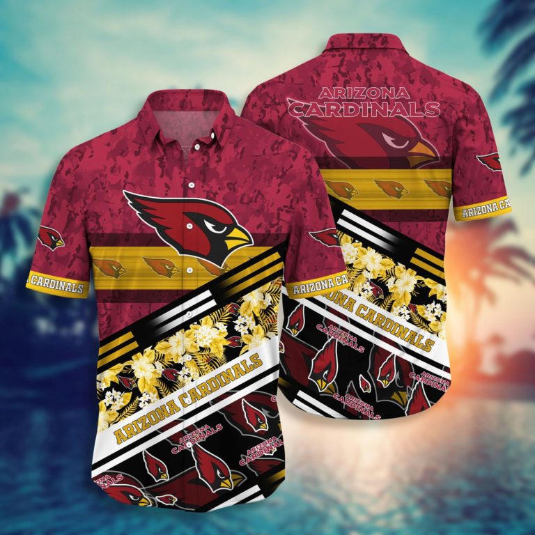 Arizona Cardinals Nfl Hawaiian Aloha Shirt For Fans-1