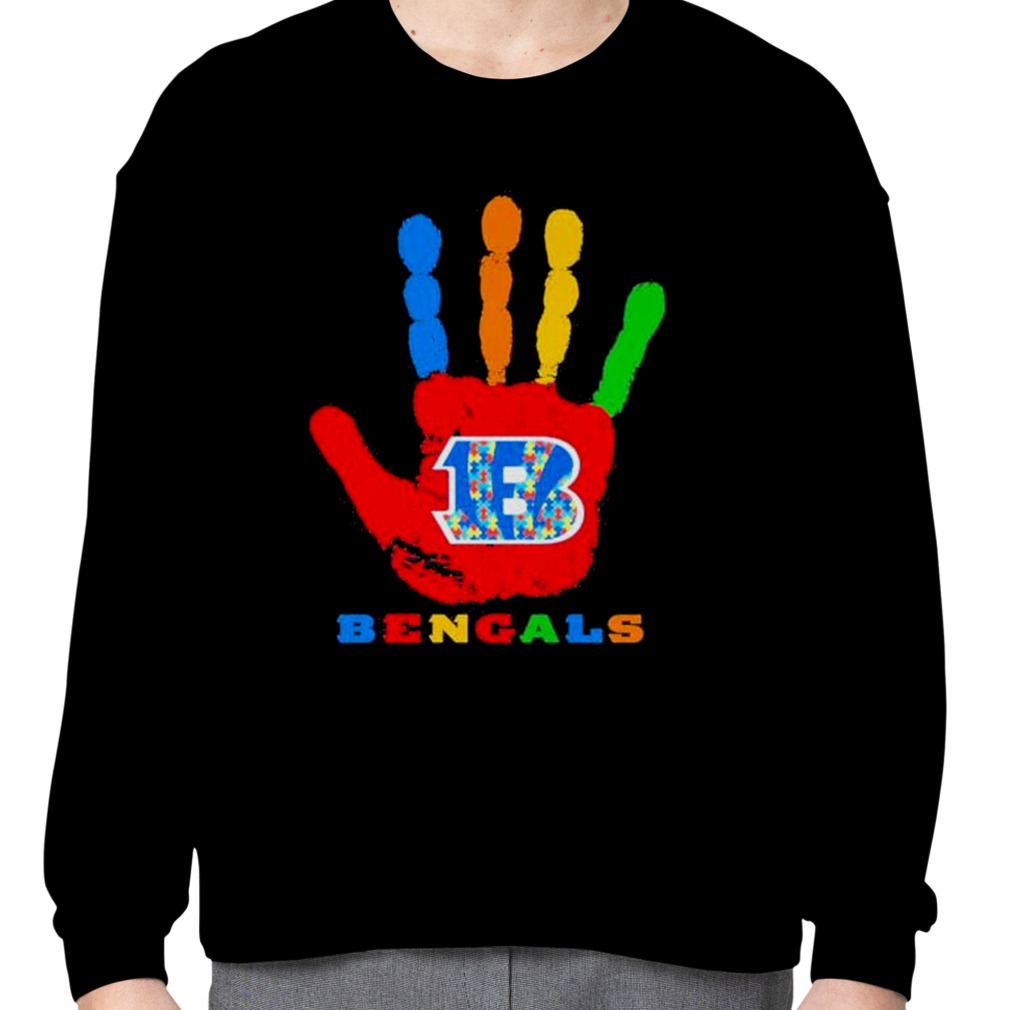 Custom Mens Cincinnati Bengals Hoodie 3D New Autism Bengals