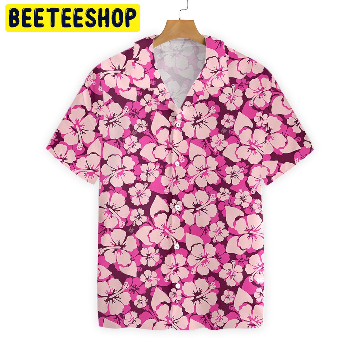 Cute Pink Flower Trending Hawaiian Shirt-1