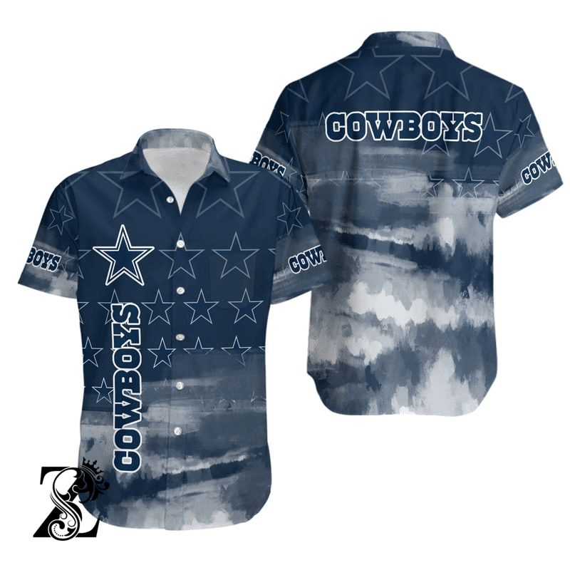 Dallas Cowboys Hawaiian Shirt Full Star For Fans-1