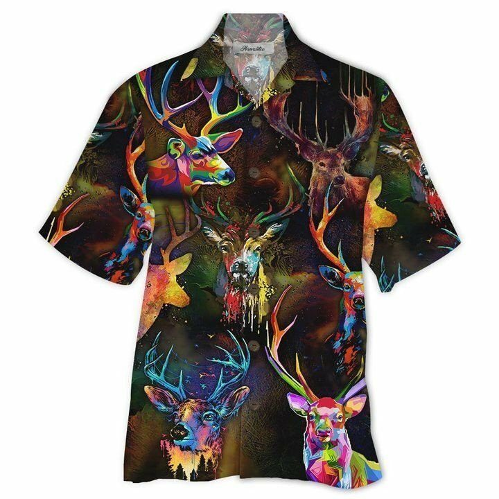 Deer 3d All Over Printed Hawaiian Shirt