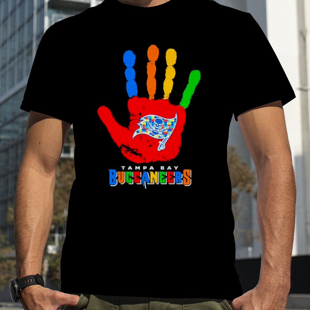 Tampa Bay Buccaneers Hand Autism 2023 NFL shirt