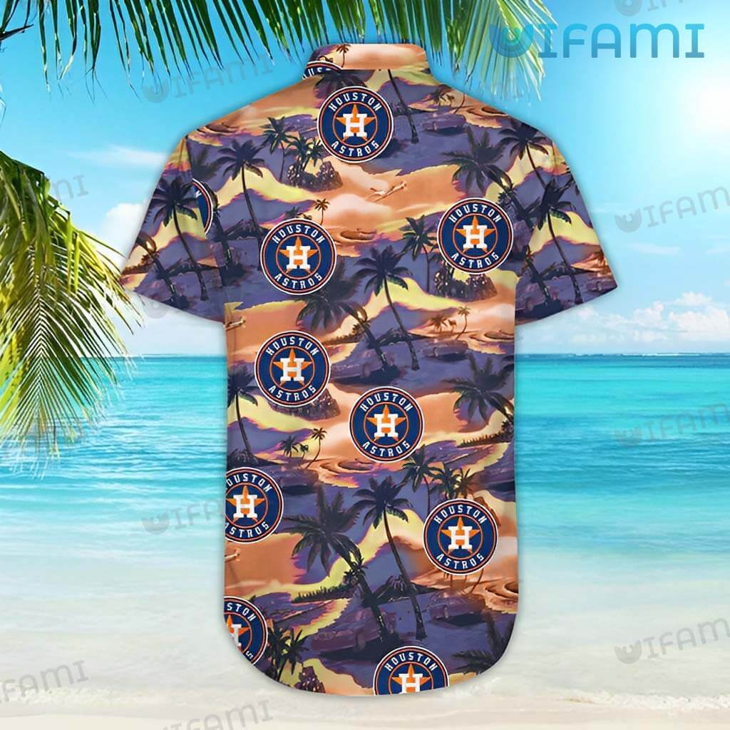 Astros Tropical Shirt 60th Anniversary Pineapple Coconut Tree