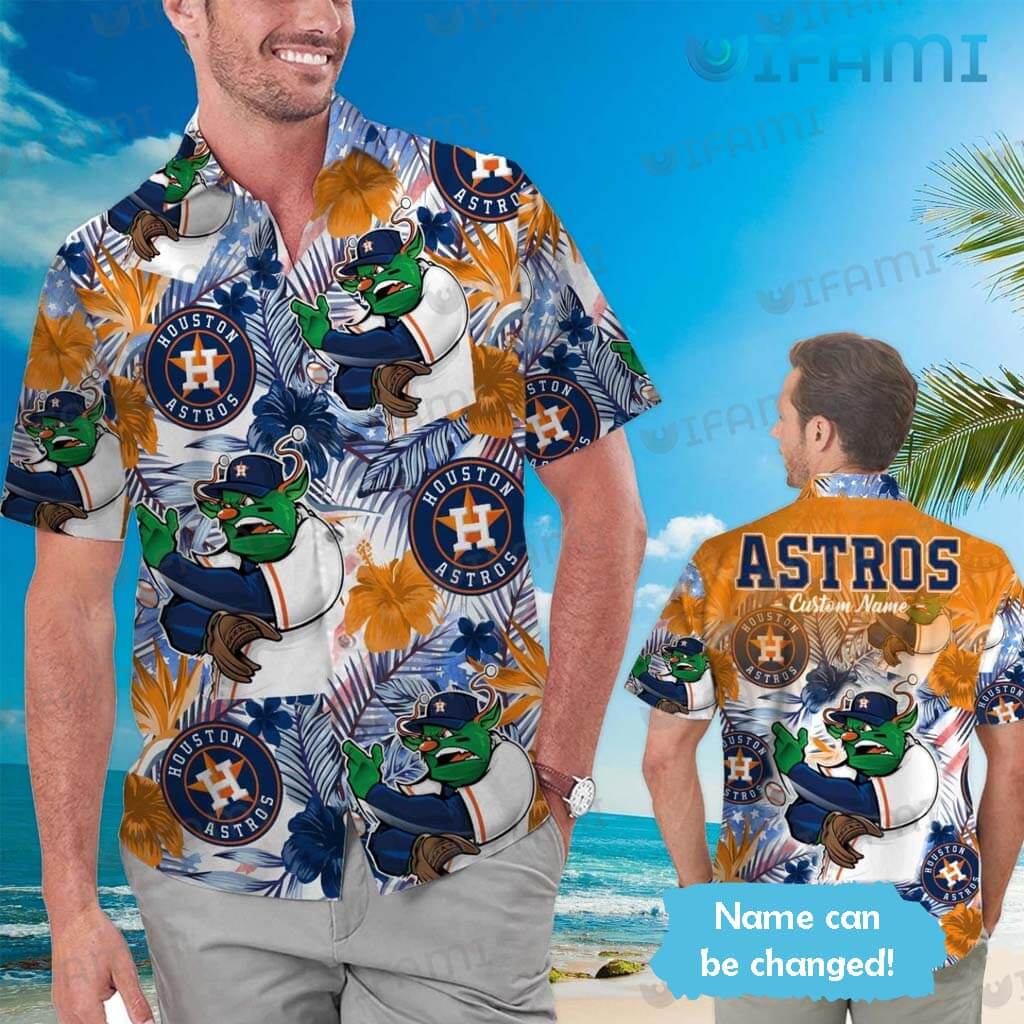 Astros Hawaiian Shirt Houston Astros Leaves Custom Hawaiian Shirts