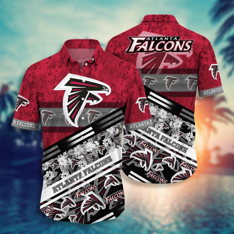 Atlanta Falcons Nfl Flame Ball Hawaiian Shirt For Fans