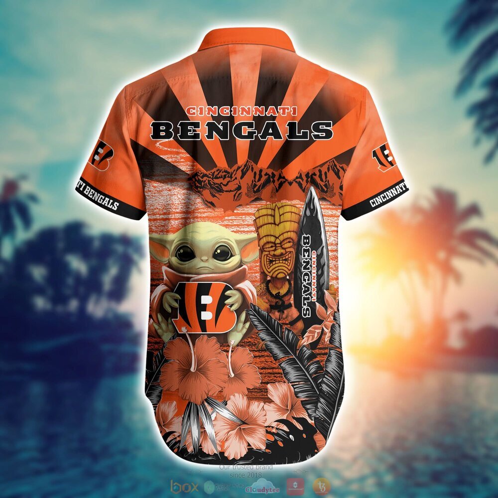 Cincinnati Bengals NFL Baby Yoda 3D Hawaiian Shirt And Shorts For Men And  Women Gift Fans - Banantees