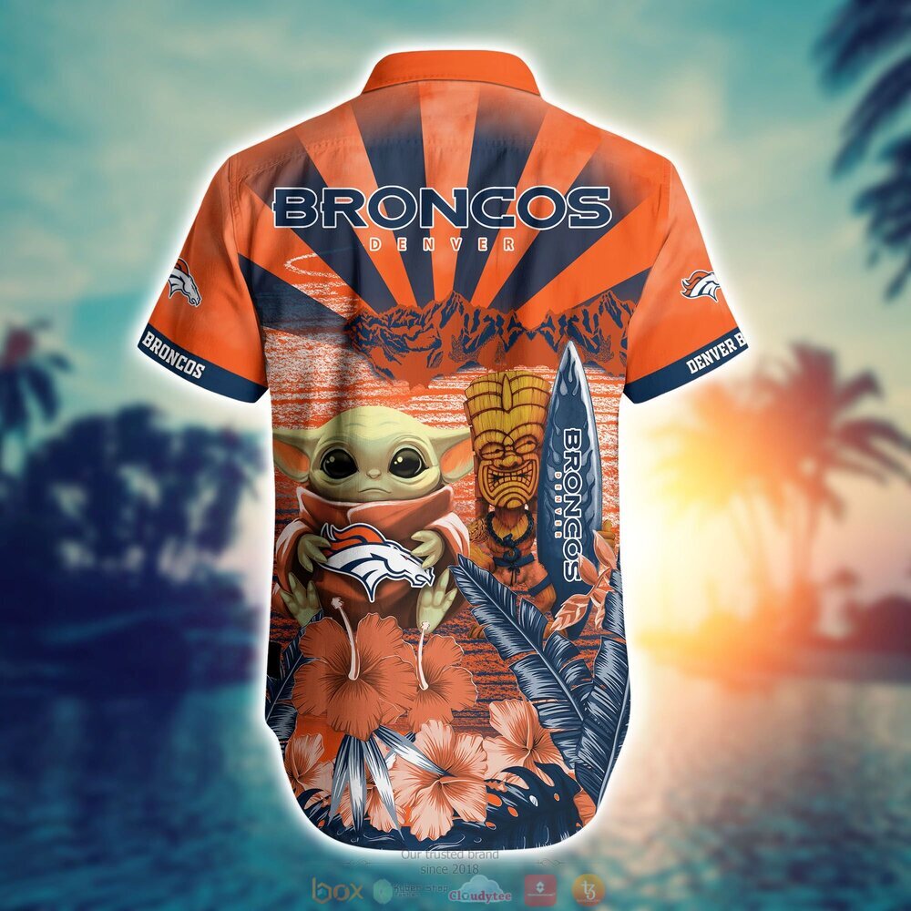 Denver Broncos NFL Custom Name Hawaiian Shirt - Limotees