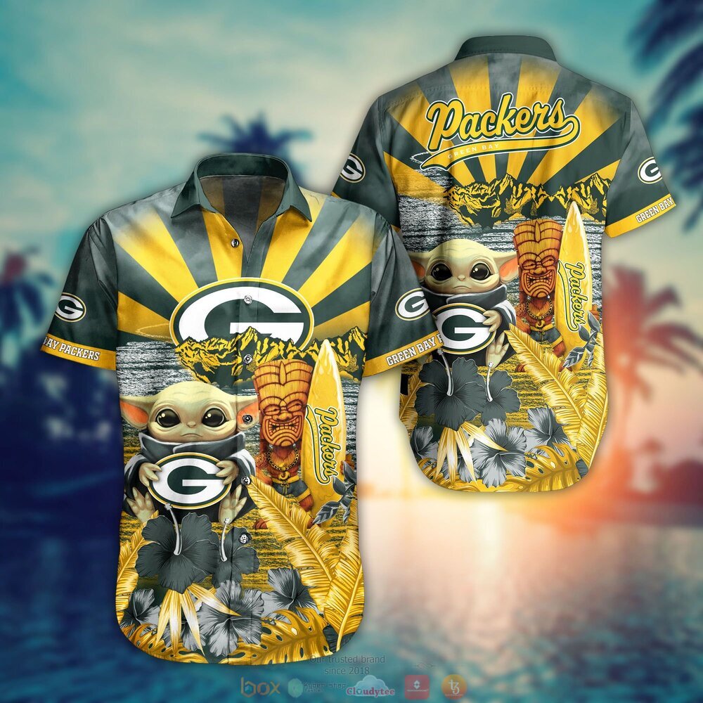 Nfl Green Bay Packers Mickey Mouse Edition Trendy Hawaiian Shirt Aloha Shirt  - Trendy Aloha