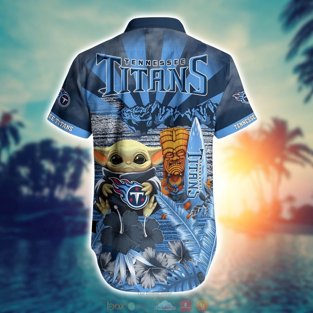 Nfl Tennessee Titans Baby Yoda Trendy Hawaiian Shirt Aloha Shirt - Trendy  Aloha