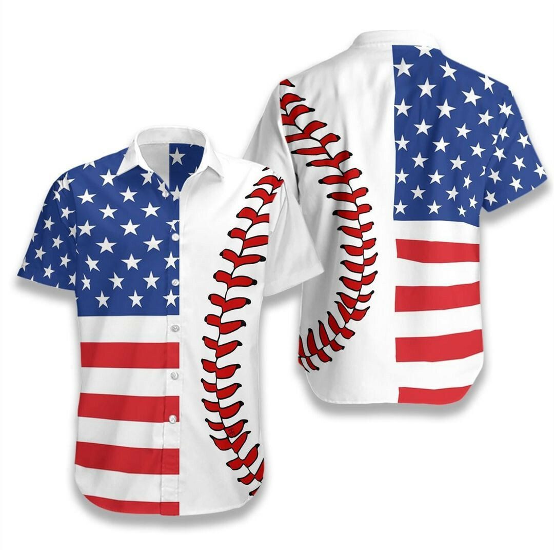 Boston Red Sox American Flag All Over Printed 3D Shirts