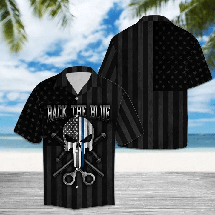 Beach Shirt Order Hawaiian Aloha Shirts Amazing Police Skull