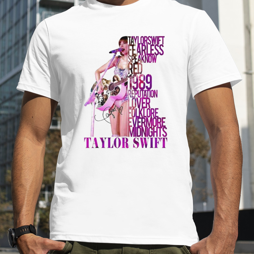 Taylor Fearless Speak Now Red 1989 Reputation Lover Folklore Evermore  Midnights Swift Shirt