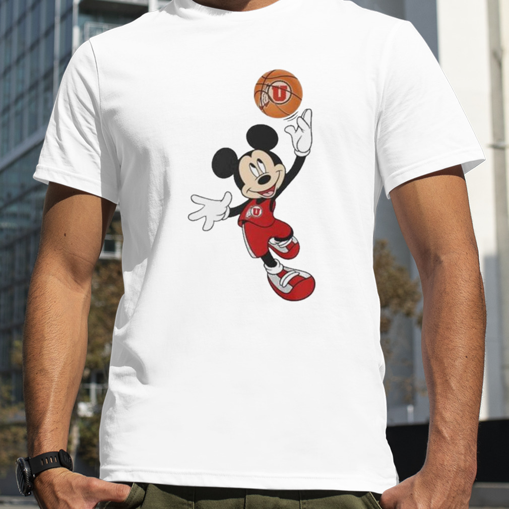 Utah Utes Mickey Basketball 2023 NCAA March Madness Shirt