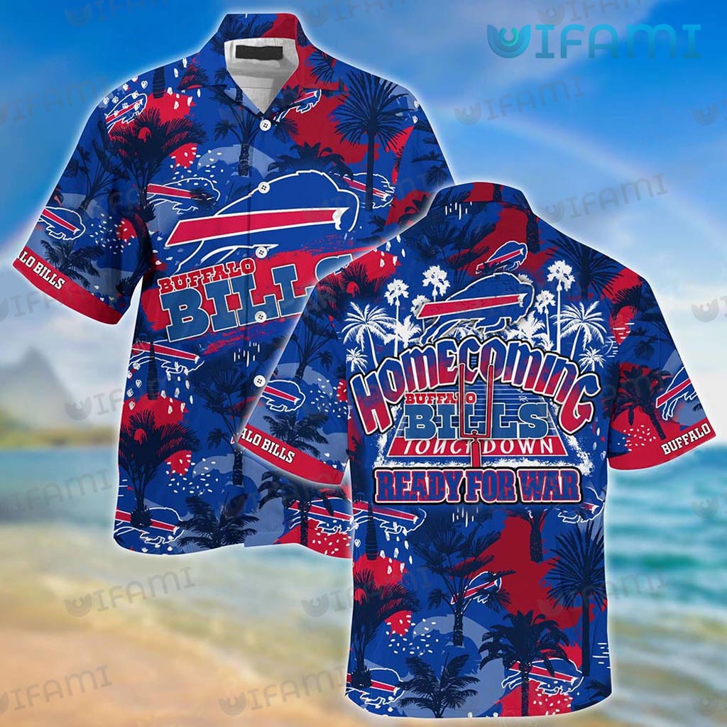 Buffalo Bills NFL And Palm Trees Pattern All Over Print 3D T-Shirt