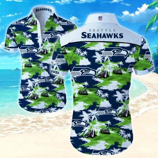 Hawaiian Shirt Seattle Seahawks Gift For Fans-1