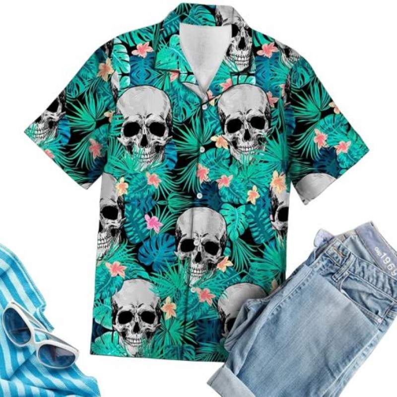 Hawaiian Skull Shirt – Ggff
